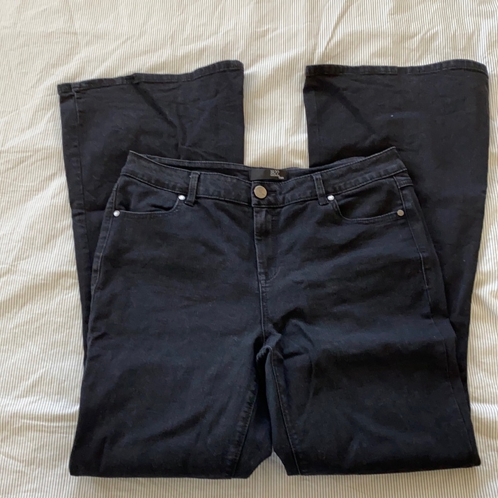Black Flare Jeans